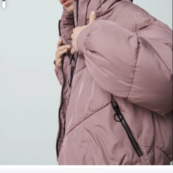 Zara Water Repellent Hooded Jacket Mauve - Picture 8 of 13